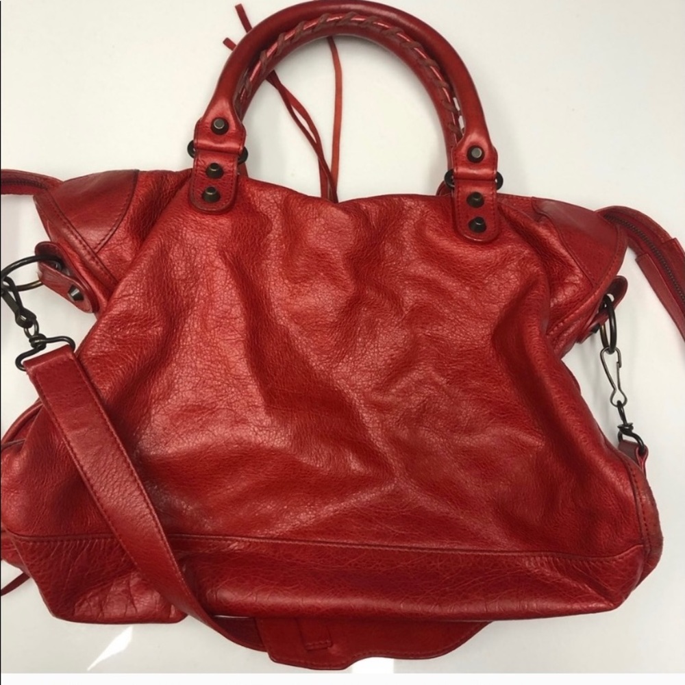 COPY - Balenciaga Red Moto Cross Bag🔥🔥🔥Rare to find! - Picture 5 of 6